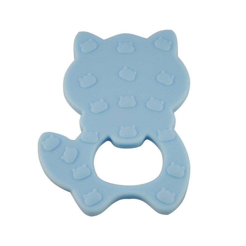 Прорізувач силіконовий "Єнот" MGZ-0402(Blue) у футлярі