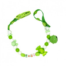 Ланцюжок для пустушки MGZ-0500(Green) з дзвіночком