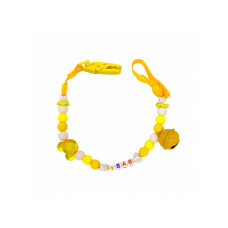 Ланцюжок для пустушки MGZ-0500(Yellow) з дзвіночком