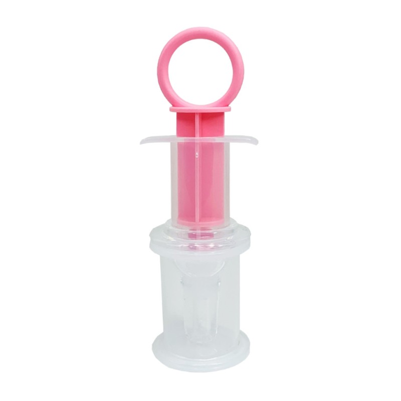 Дитячий Шприц-дозатор для ліків MGZ-0719(Pink) із мірним стаканчиком