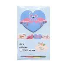 Бумажные стикеры Фламинго Bambi BLT-601-2 для заметок