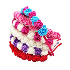 Набор детских обручей для волос Венчик 0106-292, 6 штук