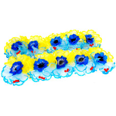 Набор для девочек Бантики патриотические с васильком 0108-379, 10 шт.