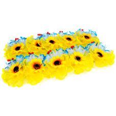 Набор для девочек Бантики патриотические с подсолнухом 0108-380, 10 шт.