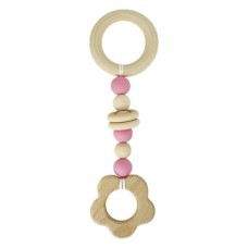 Гризунок дерев'яний MGZ-0410(Pink) Квітка