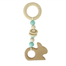 Грызунок деревянный MGZ-0410(Turquoise) Кролик