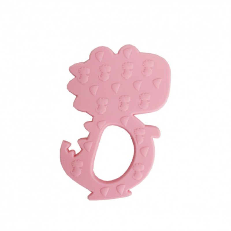 Силіконовий прорізувач "Діно" MGZ-0415(Pink)