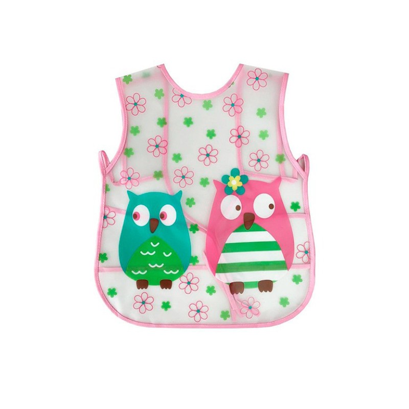 Слинявчик клейончатий на зав`язках MGZ-0607(Pink)