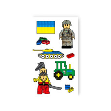 Набор временных татуировок "Герои конструктор" L-58