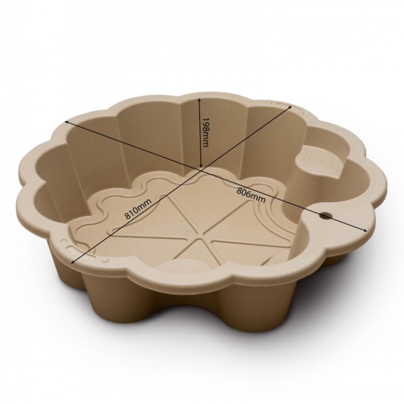 Пісочниця-басейн "Квіточка" 01234/02, 80 х 81 х 20 см