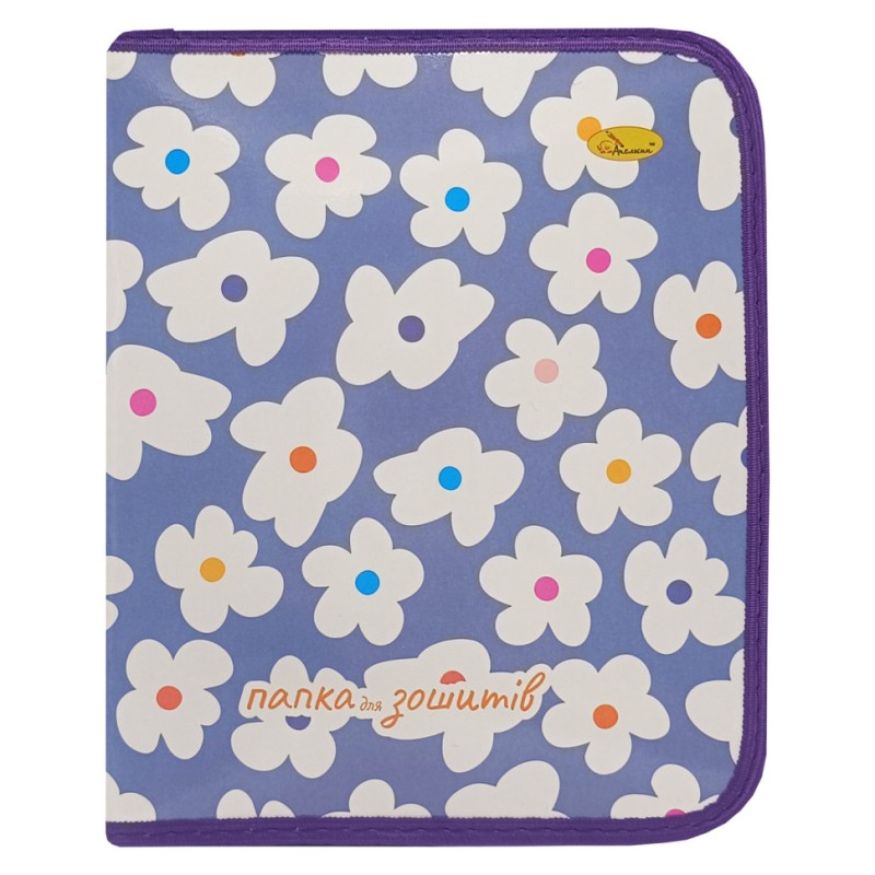 Папка для зошитів на блискавці "Field flowers" АП-1001-13