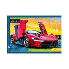 Альбом для малювання "Luxury Car" АП-0305-3, 40 аркушів, скоба з перфорацією