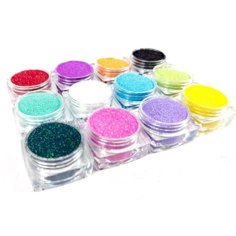 Набір гліттеру для біо-тату "№3 райдужний ірис" gliset-3