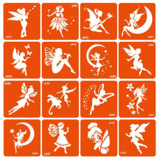 Набор трафаретов для био-папы "Fairies" fairies-16