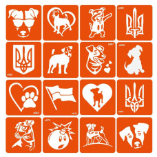 Набор трафаретов для био-папы "Пес Патрон" pes-patron-16