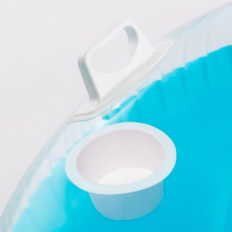 Надувний круг-шезлонг для двох 56800, 198 х 117 см 2 ручки