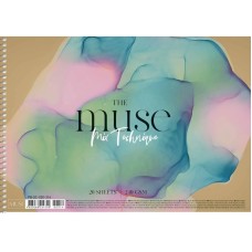 Альбом для змішаних технік малювання PB-SC-020-314-2 спіраль 20 аркушів