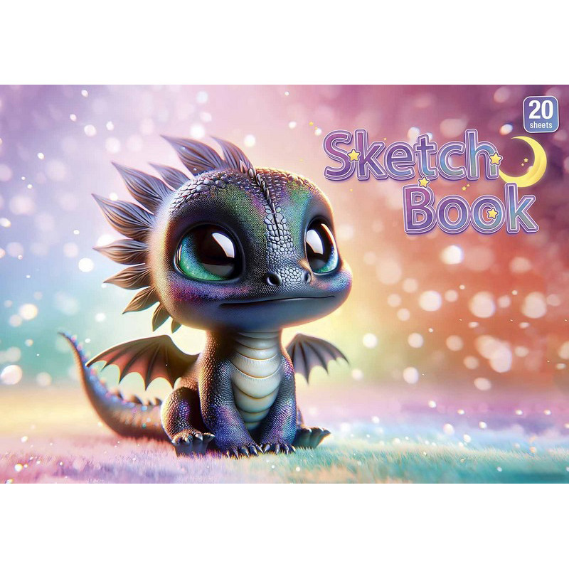 Альбом для малювання PB-GB-020-8515-1 склейка 20 акрушів