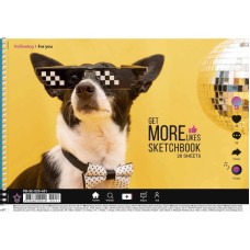 Альбом для малювання PB-SC-020-451-2 спіраль 20 аркушів