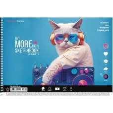 Альбом для малювання PB-SC-020-451-3 спіраль 20 аркушів