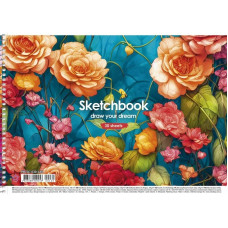 Альбом для малювання PB-SC-030-460-2 спіраль 30 аркушів