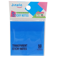 Стикеры прозрачные для заметок Р71-1, 50 листов, 76 х 76 мм.