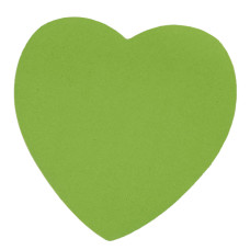 Бумага для заметок "Стикеры Сердце" Y01-4, 70 x 70 мм, 100 листов