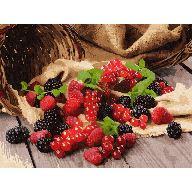 Картина за номерами. Art Craft "Садові ягоди" 40 * 50 см 12013-AC