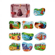 Дитячі розвиваючі пазли MD 2620 дерев'яні  Ведмежа
