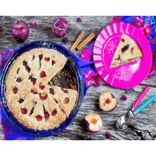 Картина по номерам. Brushme "Сливовой пирог" GX35075