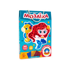 Детский набор для творчества «Блестящая мозаика. Русалочка» VT4511-06, 243 мягкие наклейки