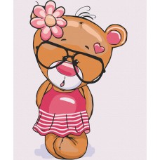 Картина за номерами. Art Craft "Ведмедик Роузі" 25х30 см 15528-AC