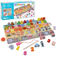 Деревянная игрушка Центр развивающий MD 2903 рыбалка