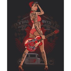 Картина за номерами "Рок-н-рол назавжди" Art Craft 10316-AC 40х50 см