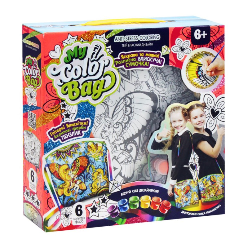 Комплект для творчості "My Color Bag" mCOB-01-01-05U Укр Феї