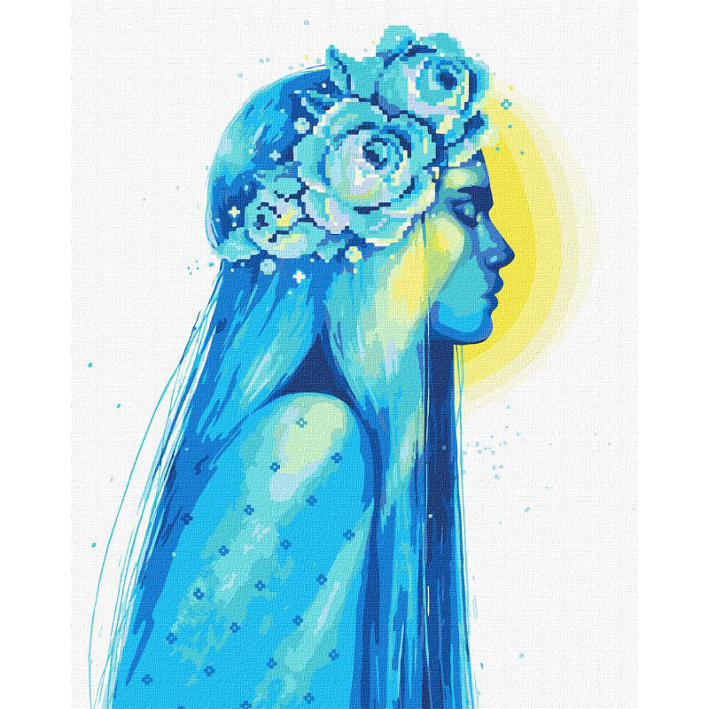 Картина за номерами "Промінь життя" ©lesya_nedzelska_art Ідейка KHO4974 40х50 см