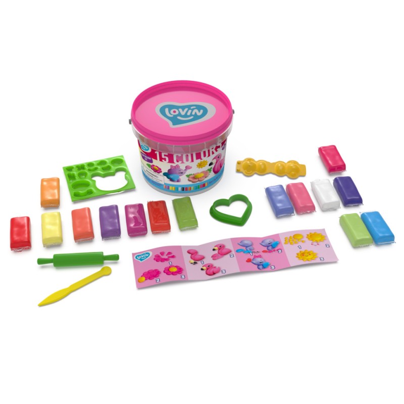 Набір для ліплення з тістом Милі тварини ТМ Lovin 41165