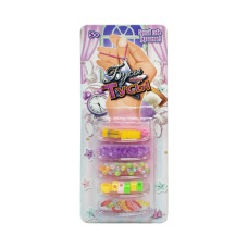 Набор бисера "Пижамная вечеринка" Bambi R22017 бусины, подвески, нити, браслет Оранжевый