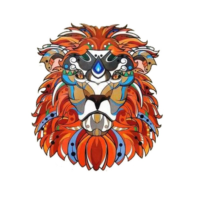 Дерев'яна іграшка Пазли Bambi MD 1724 у пеналі Лев