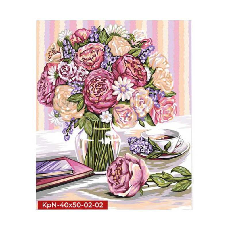Картина за номерами "Букет" Danko Toys KpNe-40х50-02-02 40x50 см