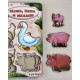 Дерев'яний пазл-вкладиш "Сім'я-свійські тварини-2" Ubumblebees (ПСФ003) PSF003 більше-менше