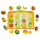 Дерев'яний пазл-вкладиш "Фрукти у розрізі" Ubumblebees (ПСД136) PSD136 сортер