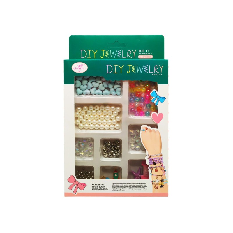 Набір бісер ZQ2031-A-C-G-1 намистини, підвіски, нитки ZQ2031-A-C-G-6