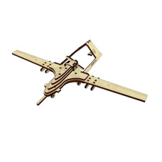 Деревянный конструктор"Байрактор" Pazly UPZ-002 47 деталей