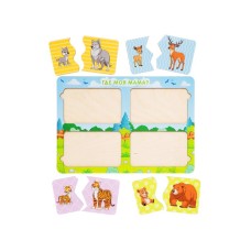 Дитячі пазли "Де моя мама? Дикі тварини" Ubumblebees (ПСД155) PSD155