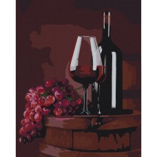 Картина по номерам "Бучок красного" © Valentyna Иванова Brushme BS53488 40х50 см