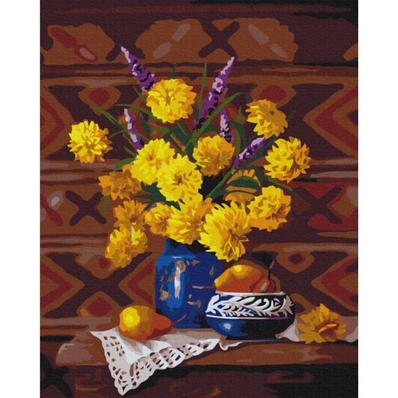 Картина за номерами "Букет нектару" ©Valentyna Ivanova Brushme BS53487 40х50 см