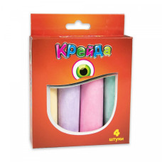 Детский набор Мел Большая круглая Strateg 50101 разноцветная 4 шт