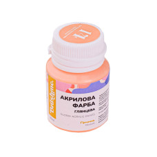 Акриловая краска глянцевая Пастельно-оранжевая Brushme ACPT14 20 мл