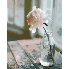 Картина по номерам "Утонченный пион" BS28245 Brushme 40х50 см